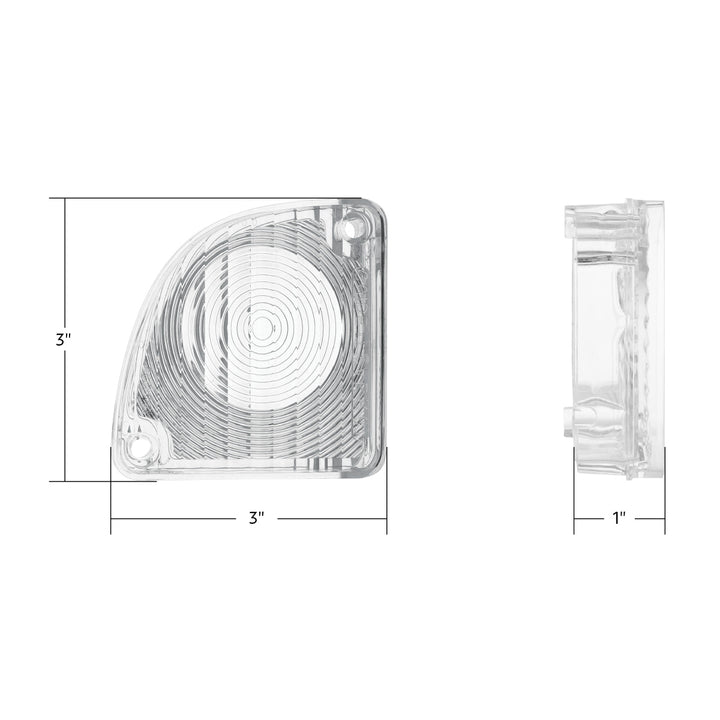 Bullseye Style Backup Light Lens For 1967-1972 Chevrolet &amp; GMC Truck - L/H - View 7