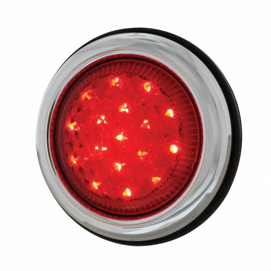 17 LED Chrome Bezel Flush Mount Tail Light - View 3