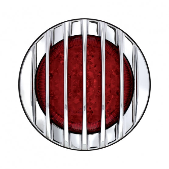17 LED 1937 Ford Car Style Tail Light With Chrome Grille Style Flush Mount - View 2