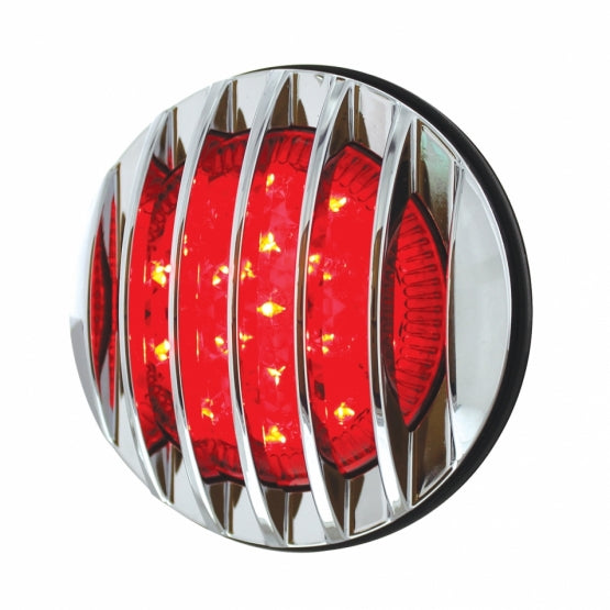 17 LED 1937 Ford Car Style Tail Light With Chrome Grille Style Flush Mount - View 3