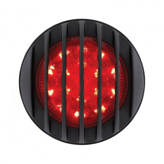 17 LED 1937 Ford Car Style Tail Light With Black Grille Style Flush Mount - View 1