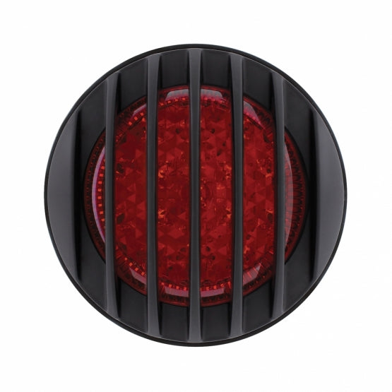 17 LED 1937 Ford Car Style Tail Light With Black Grille Style Flush Mount - View 2