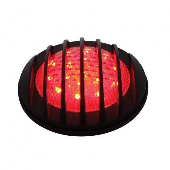 17 LED 1937 Ford Car Style Tail Light With Black Grille Style Flush Mount - View 4