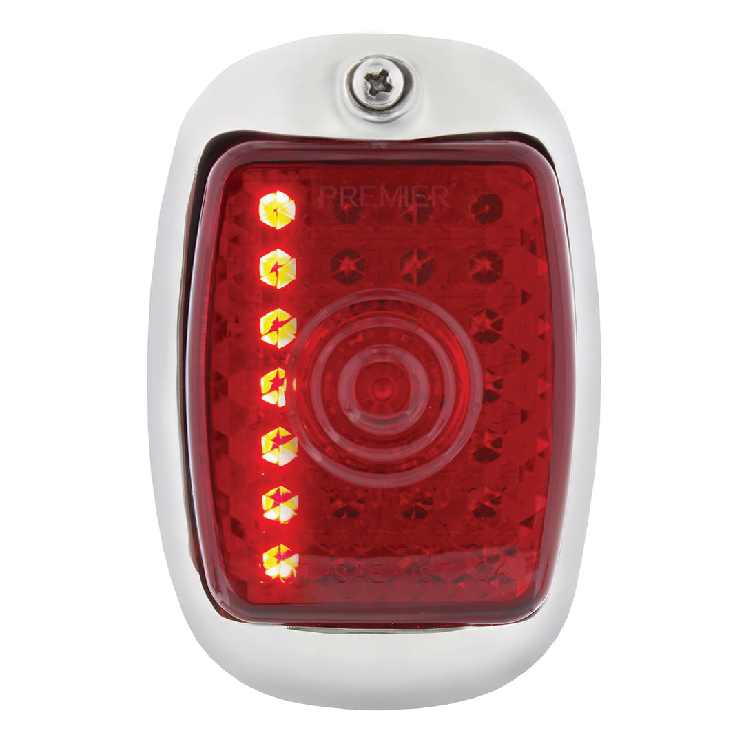 27 LED Sequential Tail Light Assembly With Black Housing For 1937-38 Chevy Car - R/H - View 1
