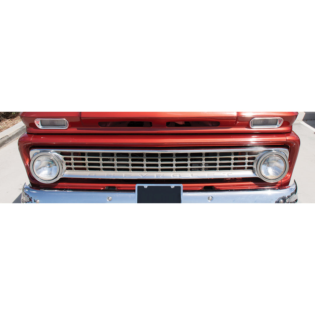 Chrome Headlight Bezel For 1963 Chevy Truck (Pair) - View 3