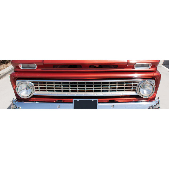 Chrome Headlight Bezel For 1963 Chevy Truck (Pair) - View 3