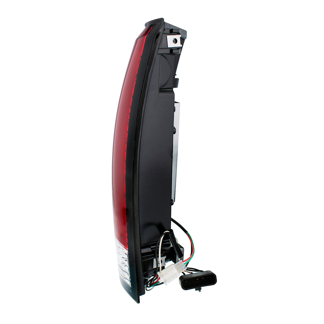 LED Tail Light For 1988-98 Chevy &amp; GMC Truck (Pair) - Smoke Red &amp; Clear Lens - View 5