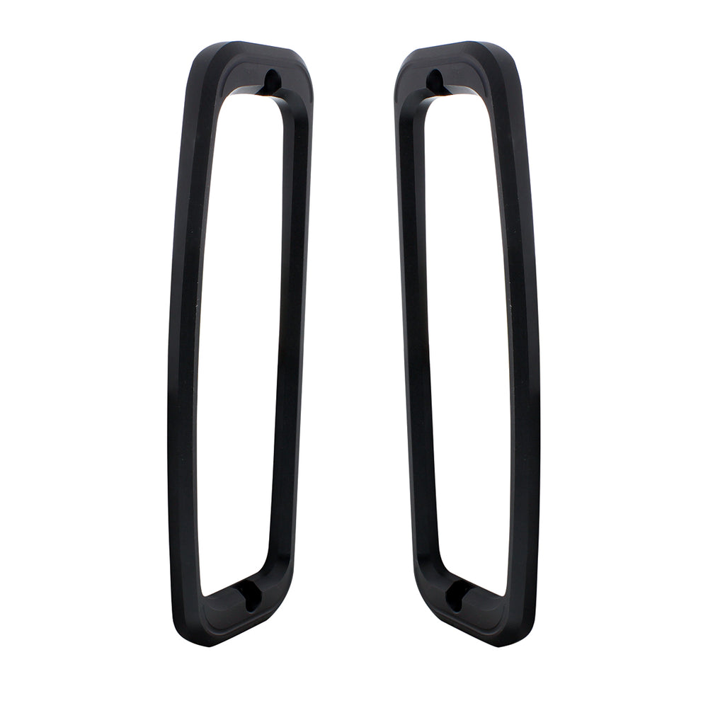 Black Anodized Billet Aluminum Tail Light Bezels For 1966-77 Ford Bronco (Pair) - View 2