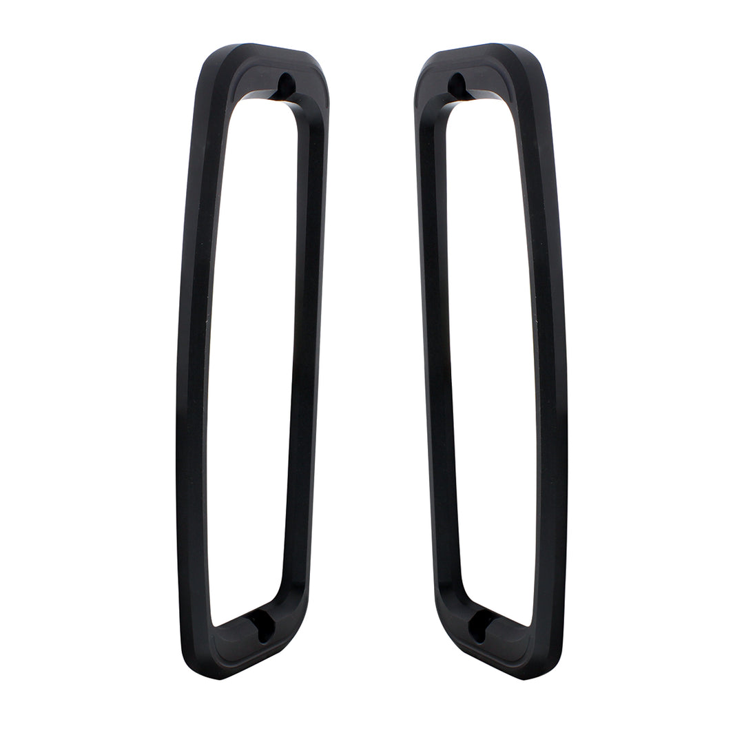 Black Anodized Billet Aluminum Tail Light Bezels For 1966-77 Ford Bronco (Pair) - View 2