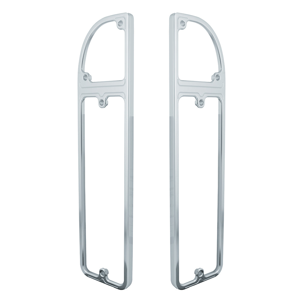 Clear Anodized Billet Aluminum Tail Light Bezels For 1967-1972 Chevrolet & GMC Fleetside Trucks (Pair) - View 2
