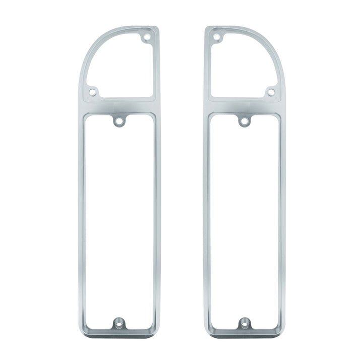Clear Anodized Billet Aluminum Tail Light Bezels For 1967-1972 Chevrolet &amp; GMC Fleetside Trucks (Pair) - View 4