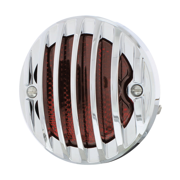 Incandescent Tail Light With Chrome Grille Bezel For 1933-36 Ford Truck - L/H - View 2