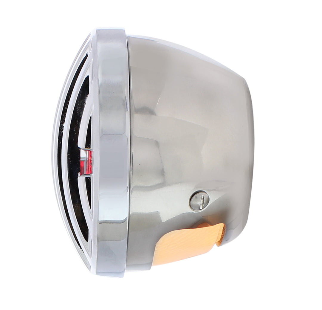 Incandescent Tail Light With Chrome Grille Bezel For 1933-36 Ford Truck - L/H - View 3
