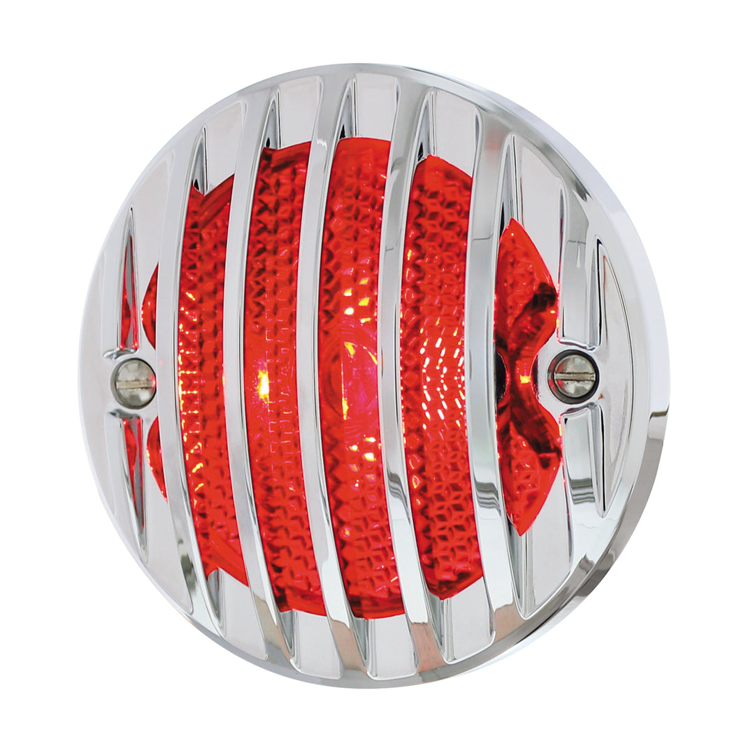 Incandescent Tail Light With Chrome Grille Bezel For 1933-36 Ford Truck - R/H - View 1