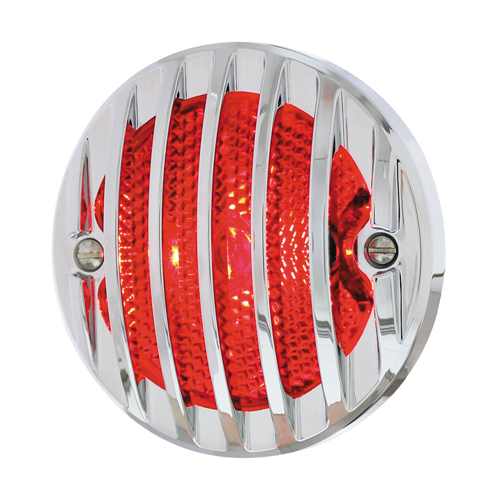 Incandescent Tail Light With Chrome Grille Bezel For 1933-36 Ford Truck - R/H - View 1