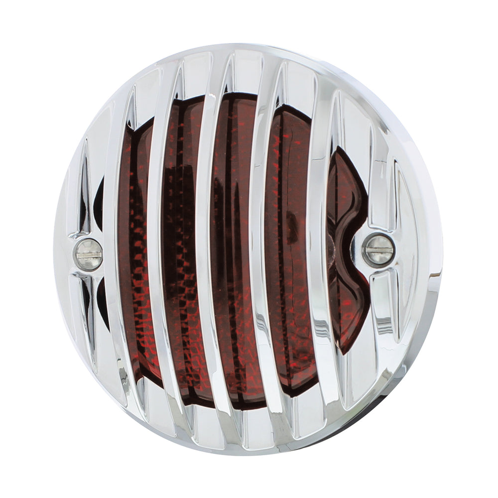 Incandescent Tail Light With Chrome Grille Bezel For 1933-36 Ford Truck - R/H - View 2