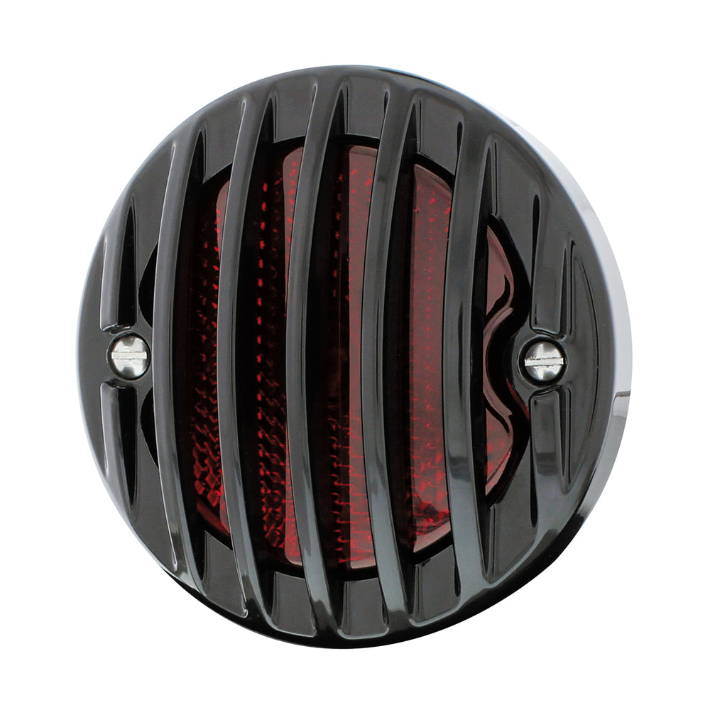 Incandescent Tail Light With Black Grille Bezel For 1933-36 Ford Truck - R/H - View 2