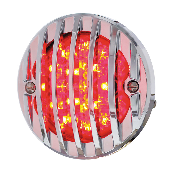 17 LED Tail Light With Chrome Grille Bezel For 1933-36 Ford Truck - L/H - View 1