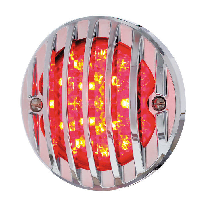 17 LED Tail Light With Chrome Grille Bezel For 1933-36 Ford Truck - R/H - View 1