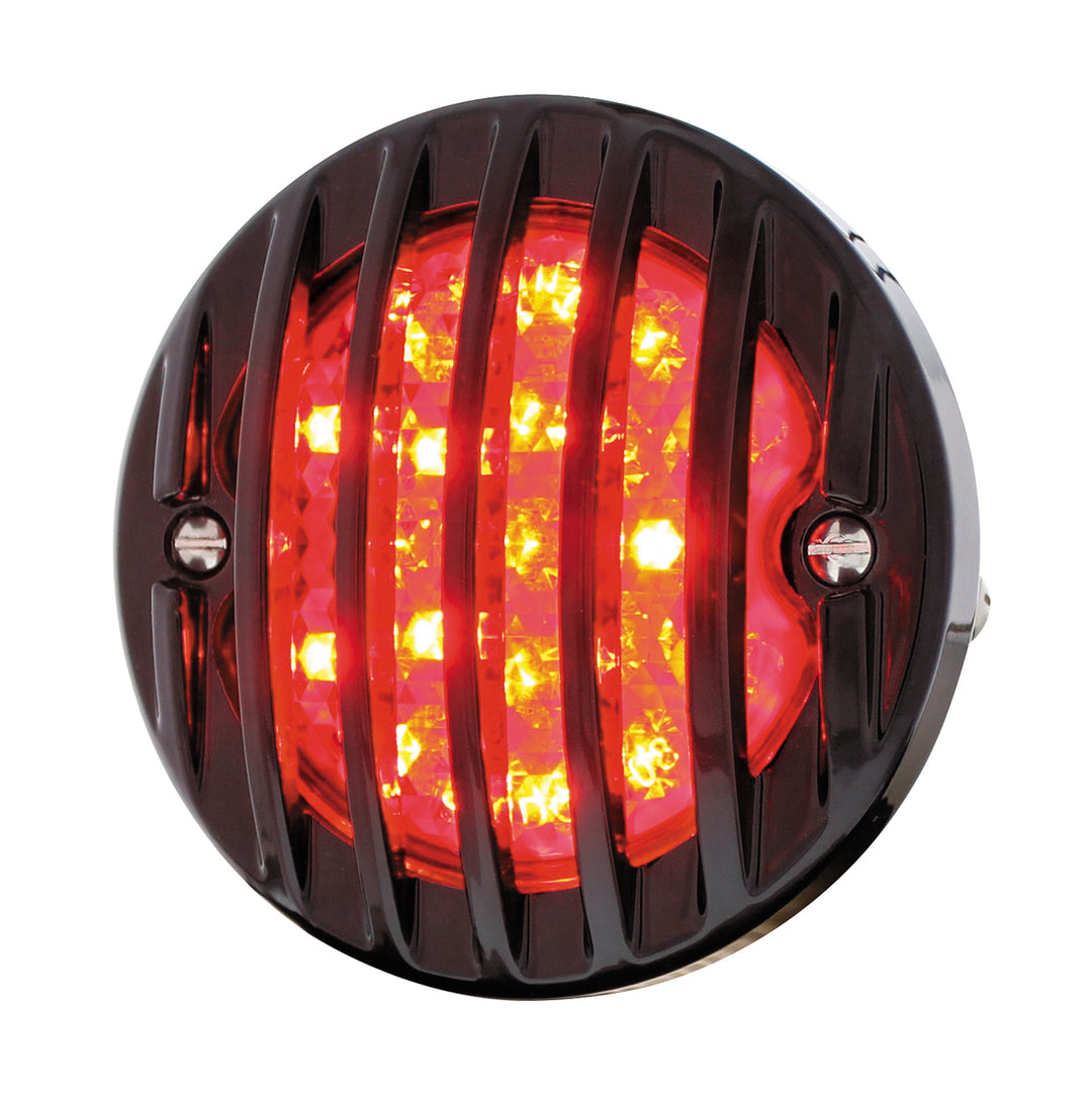 17 LED Tail Light With Black Grille Bezel For 1933-36 Ford Truck - L/H - View 1