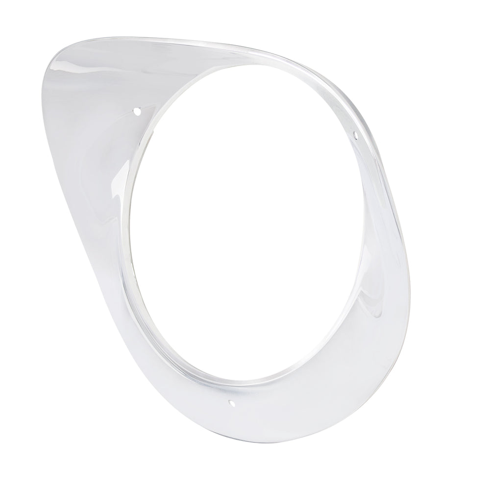 Chrome Headlight Bezels With Seals For 1955-57 Chevy Truck (Pair) - View 2