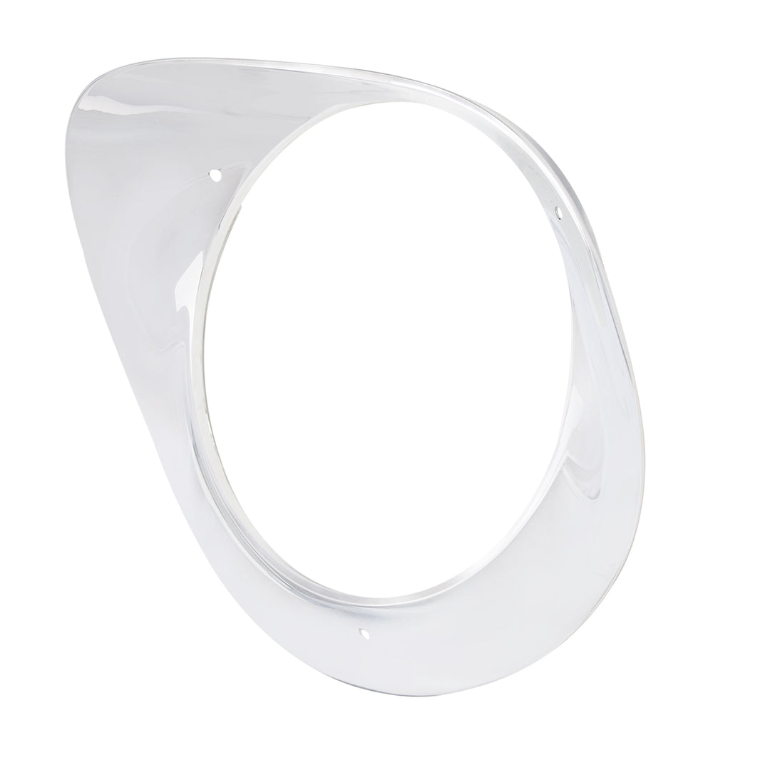 Chrome Headlight Bezels With Seals For 1955-57 Chevy Truck (Pair) - View 2
