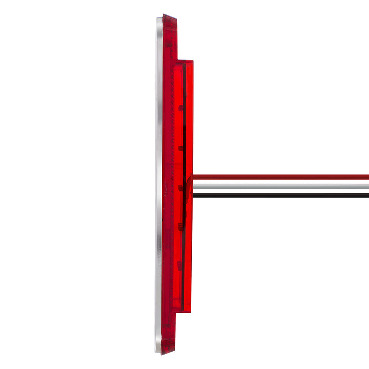 15 Red LED Side Marker With Stainless Steel Trim For 1973-80 Chevy &amp; GMC Truck, Red Lens - View 5