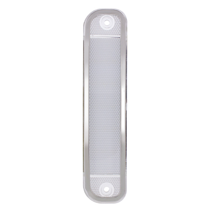 15 Red LED Side Marker With Stainless Steel Trim For 1973-80 Chevy &amp; GMC Truck, Clear Lens - View 2
