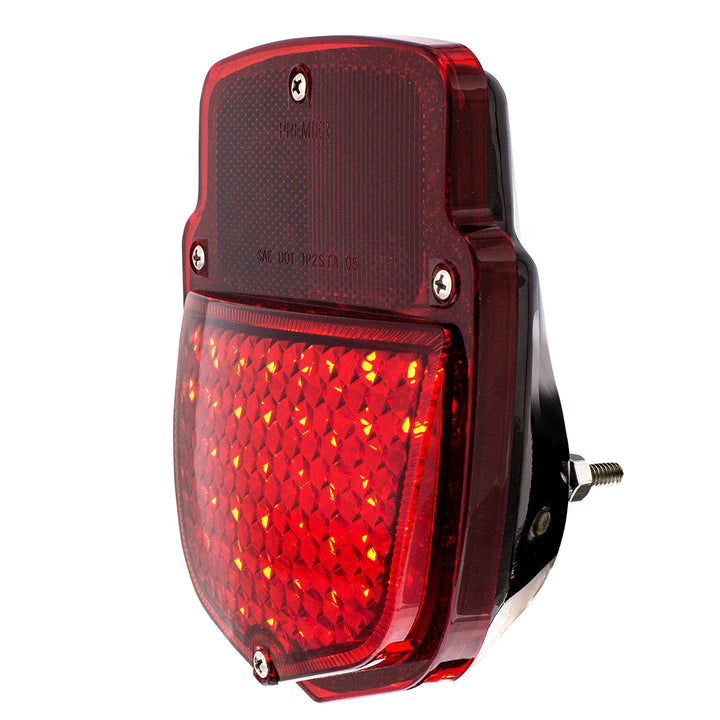 38 LED Tail Light Assembly With 12 LED License Plate &amp; Black Housing For 1953-56 Ford Truck - L/H - View 3