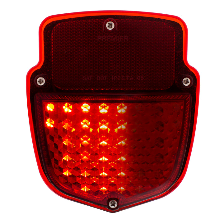 38 LED Sequential Tail Light Assembly With SS Housing For 1953-56 Ford Truck - R/H - View 2