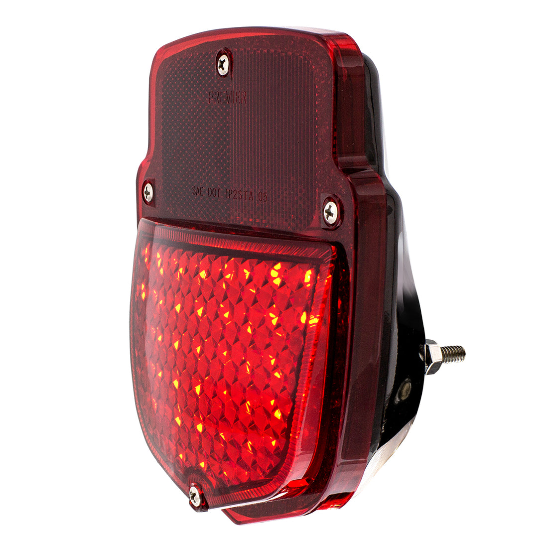 38 LED Sequential Tail Light Assembly With 12 LED LP Light &amp; Black Housing For 1953-56 Ford Truck - L/H - View 5