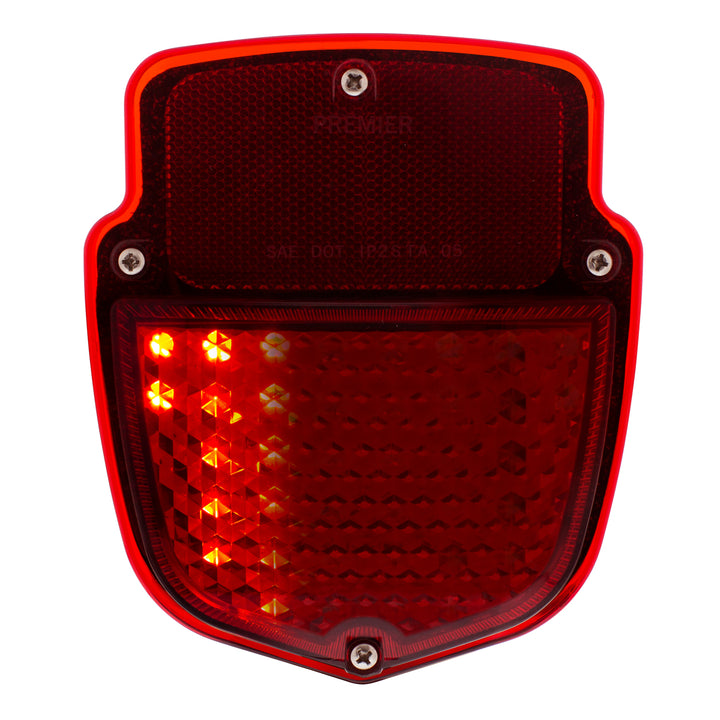 38 LED Sequential Tail Light Assembly With Black Housing For 1953-56 Ford Truck - R/H - View 1