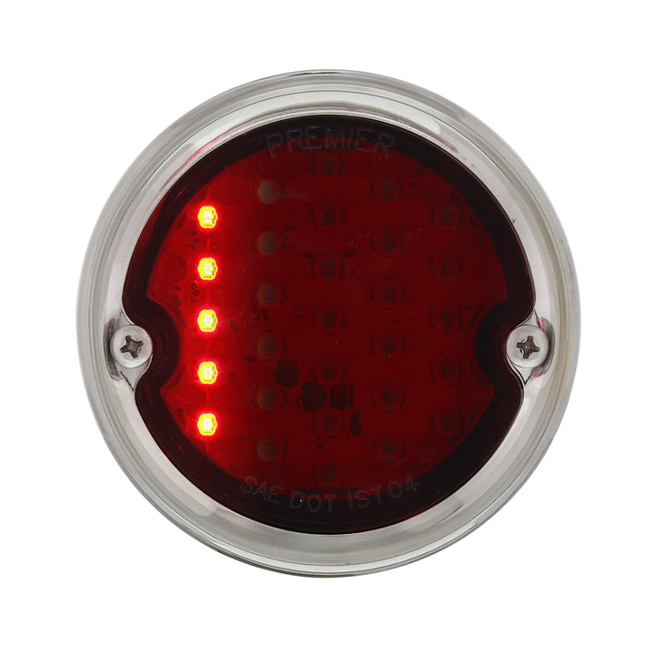 LED Sequential Tail Light Assembly With Black Housing For 1954-59 Chevy &amp; GMC Truck - View 1