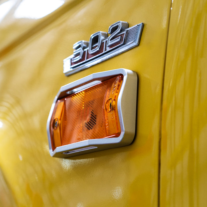 Clear Anodized Billet Aluminum Side Marker Bezel With Raised Side Protection For 1970-77 Ford Bronco - View 5