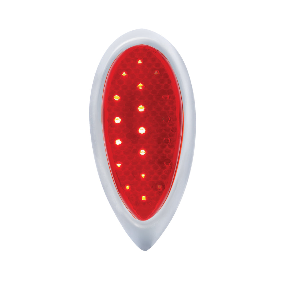 1938-39 Ford Car Style LED Sequential Tail Light With Chrome Flush Mount Bezel - View 2