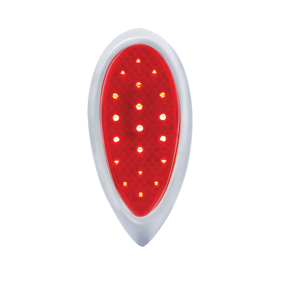 1938-39 Ford Car Style LED Sequential Tail Light With Chrome Flush Mount Bezel - View 3