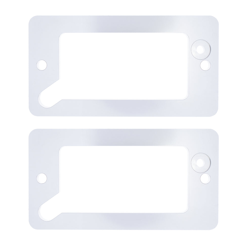 Clear Anodized Billet Aluminum Turn Signal Bezel Set For 1969-77 Ford Bronco - View 2