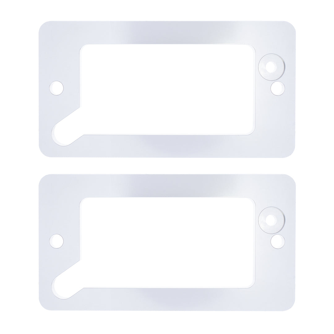 Clear Anodized Billet Aluminum Turn Signal Bezel Set For 1969-77 Ford Bronco - View 2