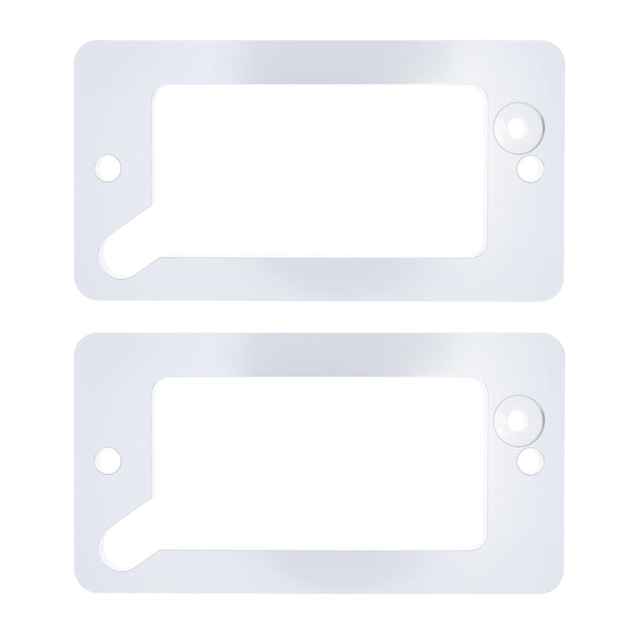 Clear Anodized Billet Aluminum Turn Signal Bezel Set For 1969-77 Ford Bronco - View 2