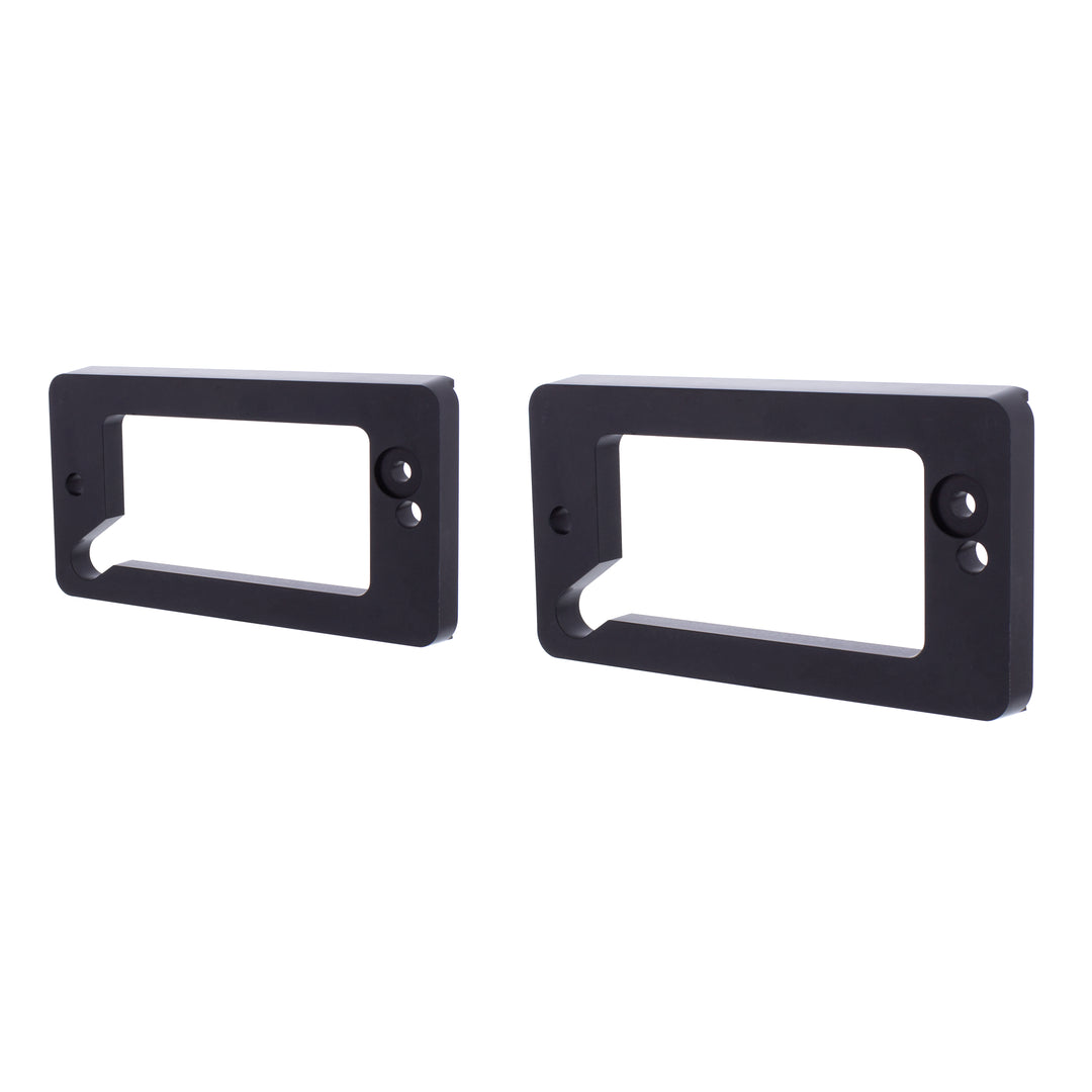 Black Anodized Billet Aluminum Turn Signal Bezel Set For 1969-77 Ford Bronco - View 1