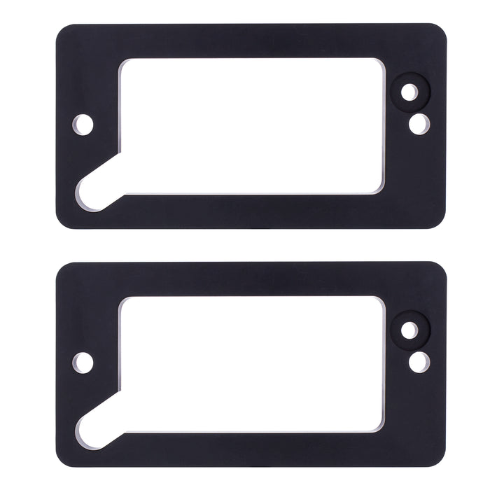 Black Anodized Billet Aluminum Turn Signal Bezel Set For 1969-77 Ford Bronco - View 2