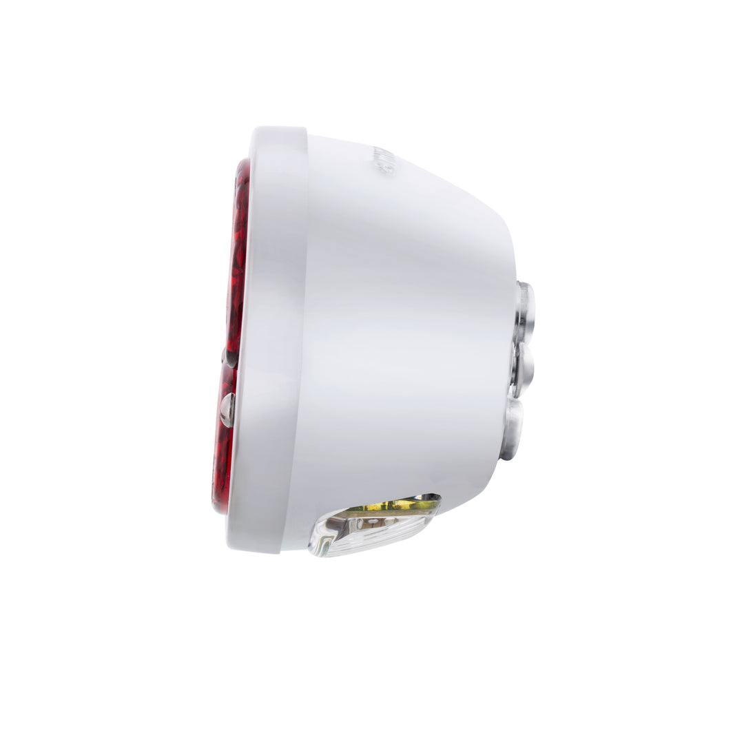 31 LED Sequential Tail Light Assembly With 4 LED LP Light, SS Housing, &amp; Rim For 1928-31 Ford Car - L/H - View 8