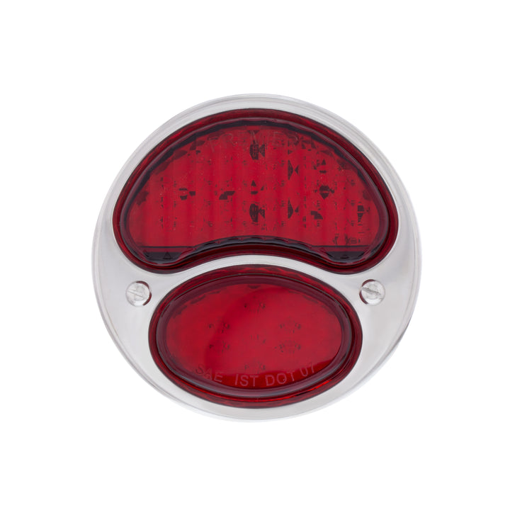 31 LED Sequential Tail Light Assembly With SS Housing &amp; Rim For 1928-31 Ford Car - R/H - View 4