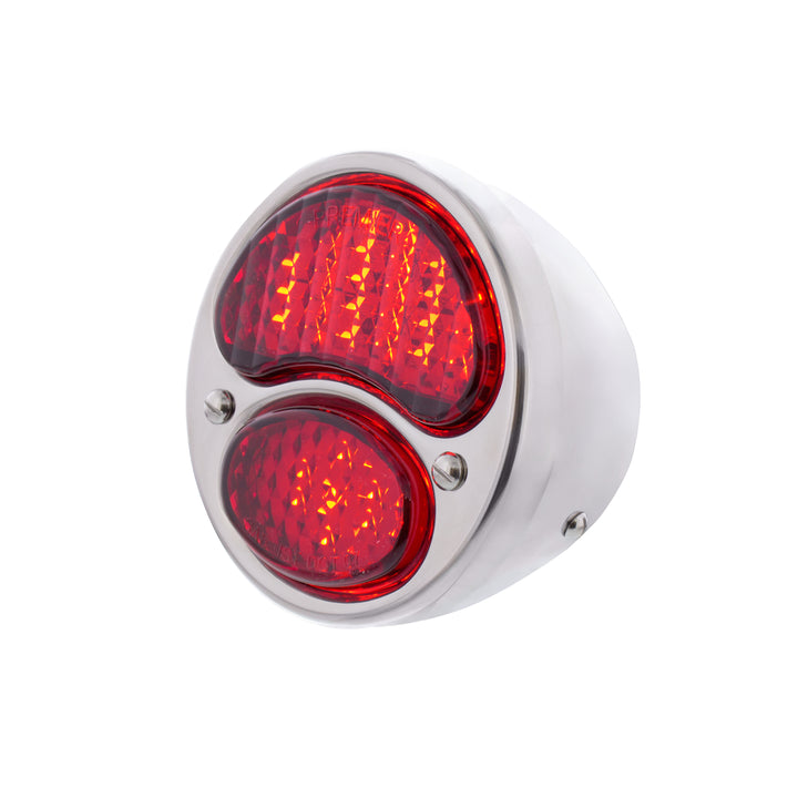 31 LED Sequential Tail Light Assembly With SS Housing &amp; Rim For 1928-31 Ford Car - R/H - View 5