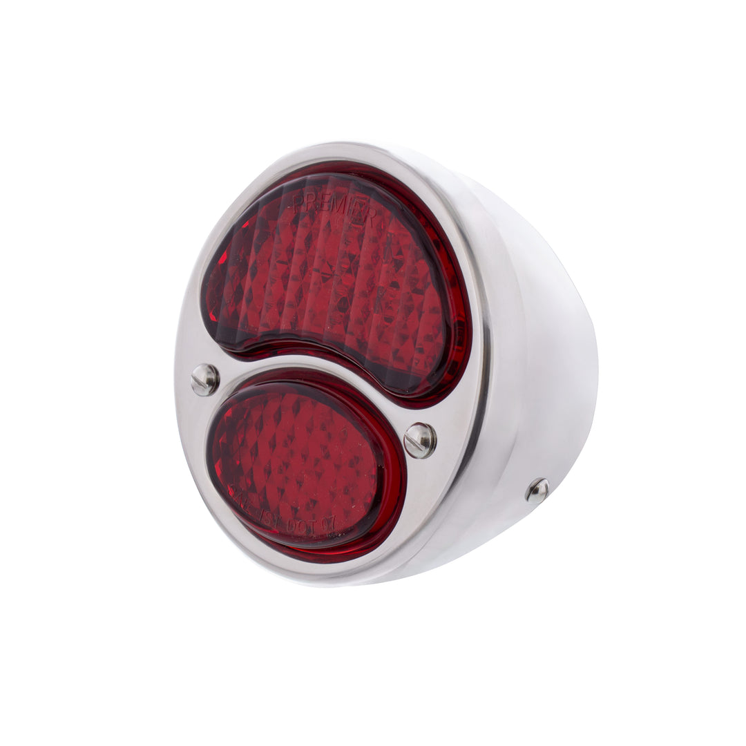 31 LED Sequential Tail Light Assembly With SS Housing &amp; Rim For 1928-31 Ford Car - R/H - View 6