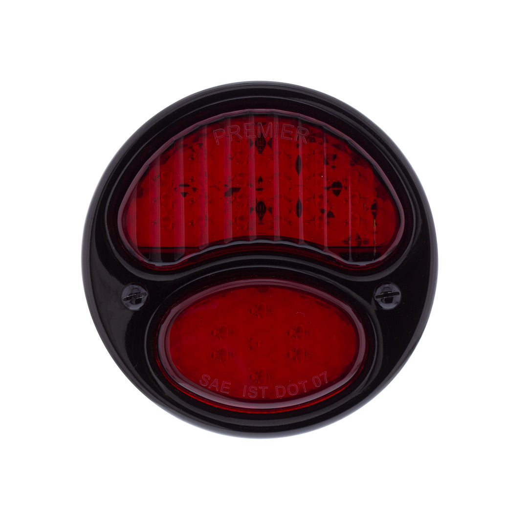 31 LED Sequential Tail Light Assembly With Black Housing &amp; Rim For 1928-31 Ford Car - R/H - View 4