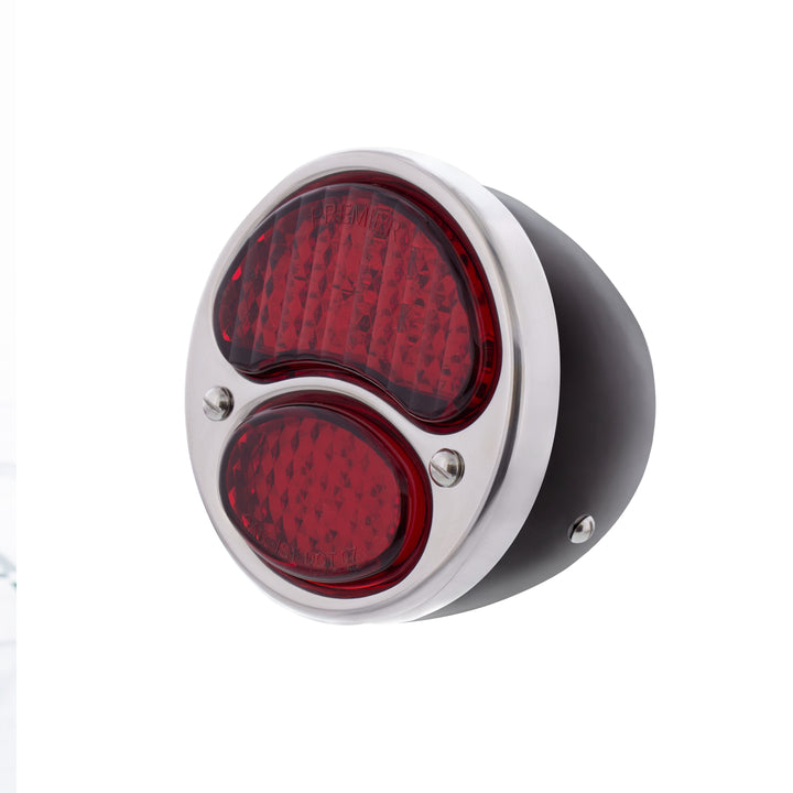 31 LED Sequential Tail Light Assembly With Black Housing &amp; SS Rim For 1928-31 Ford Car - R/H - View 6