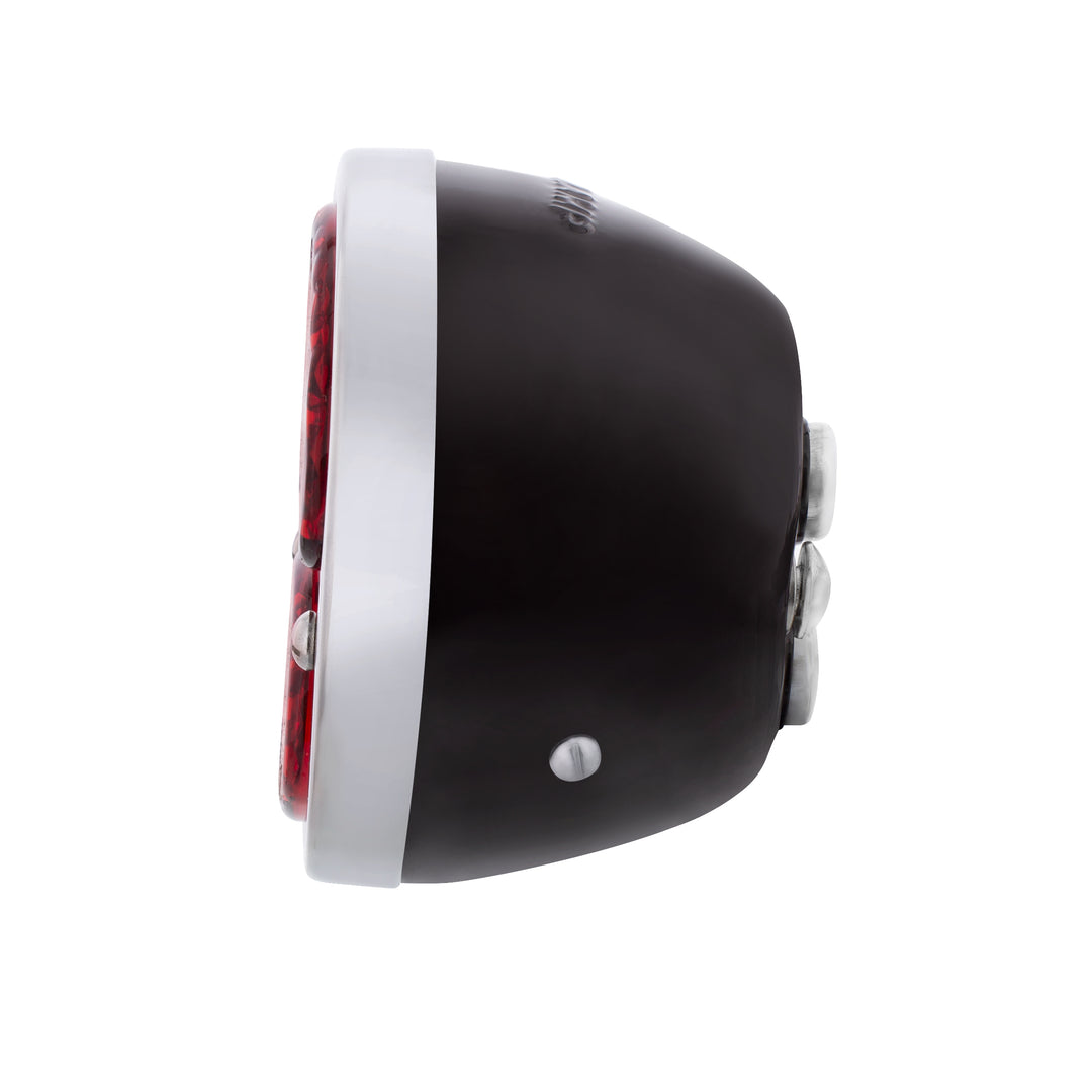 31 LED Sequential Tail Light Assembly With Black Housing &amp; SS Rim For 1928-31 Ford Car - R/H - View 8