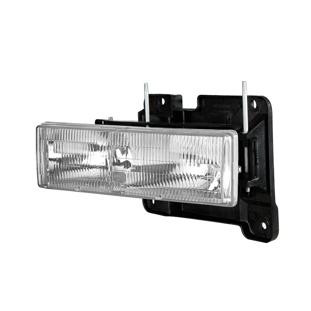 Composite Type Headlight With Bracket For 1990-1998 Chevy & GMC Truck - L/H - View 2