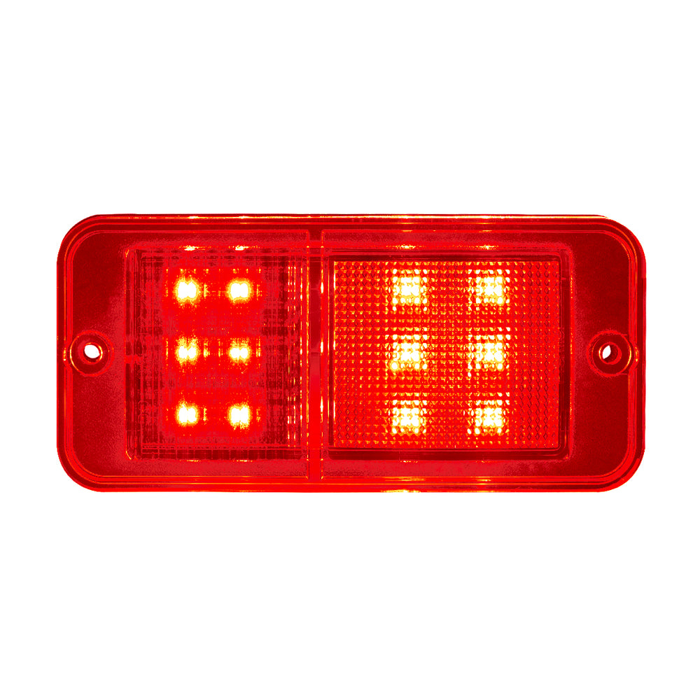 12 LED Standard Style Side Marker For 1968-1972 Chevrolet & GMC Truck-Red - View 2